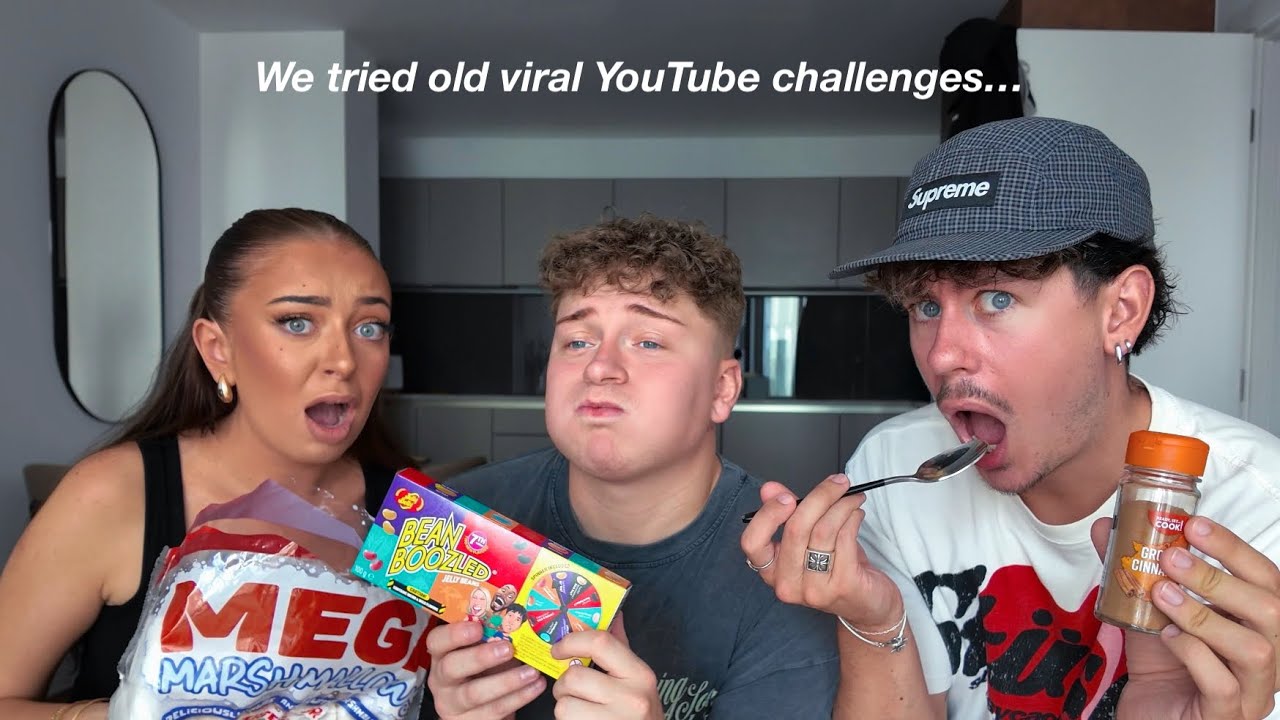 We did 3 throwback YouTube challenges 