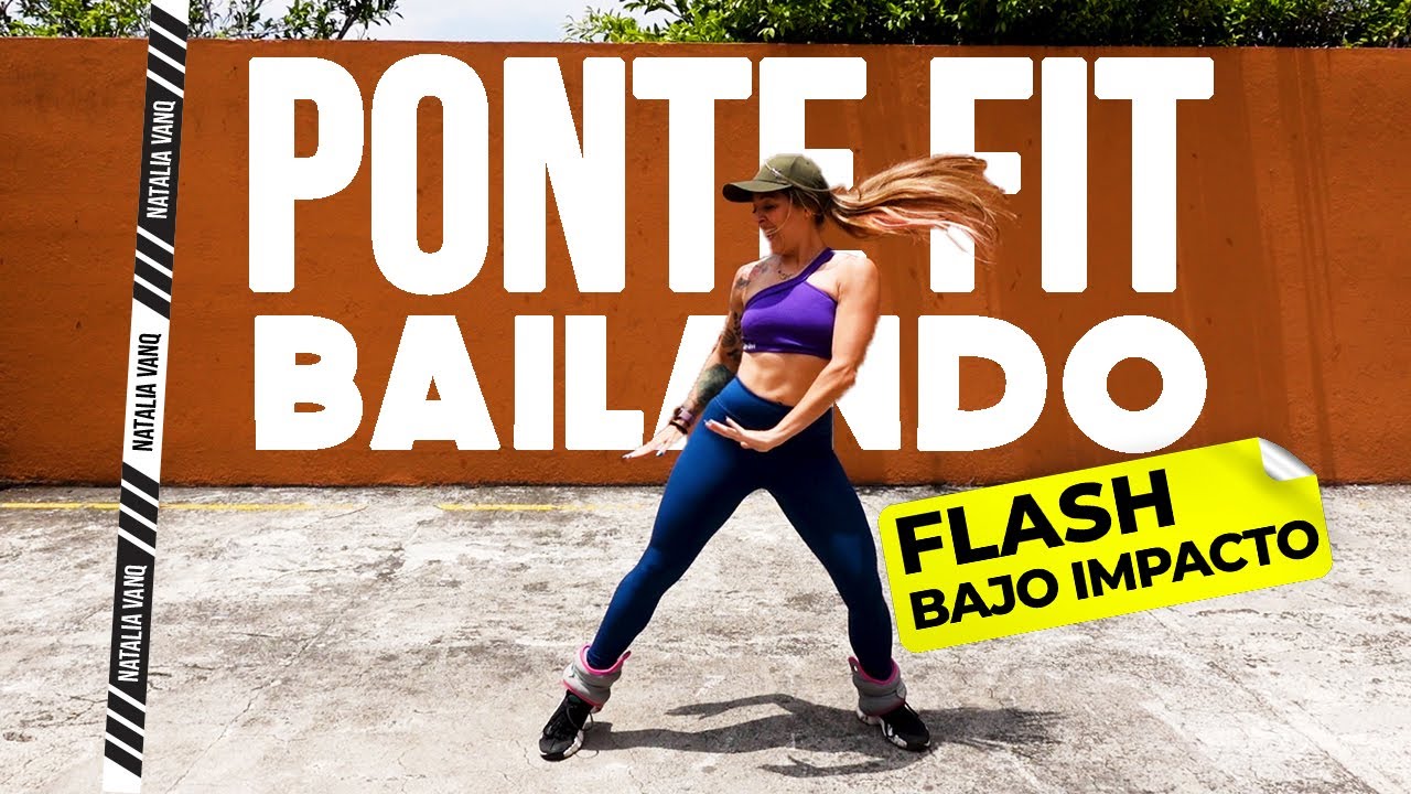 💪🏽 BAILE FIT FLASH en CASA #14: SIN SALTOS - Baile QUEMA calorías - Zumba Dance Class - Natalia Vanq