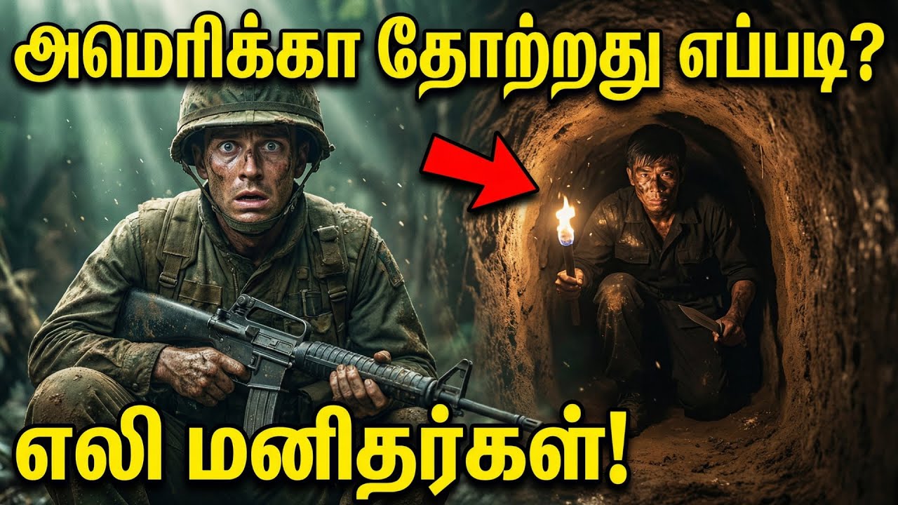 அமெரிக்கா வியட்நாமிடம் தோற்றது எப்படி? | அமெரிக்க ராணுவத்தை அலறவிட்ட &ldquo;எலி மனிதர்கள்&rdquo; ரகசியம்!