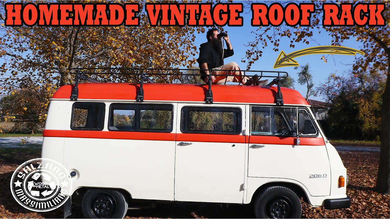 PORTAPACCHI Vintage Tutorial passo passo - Homemade ROOF RACK (Tutorial step by step)#55