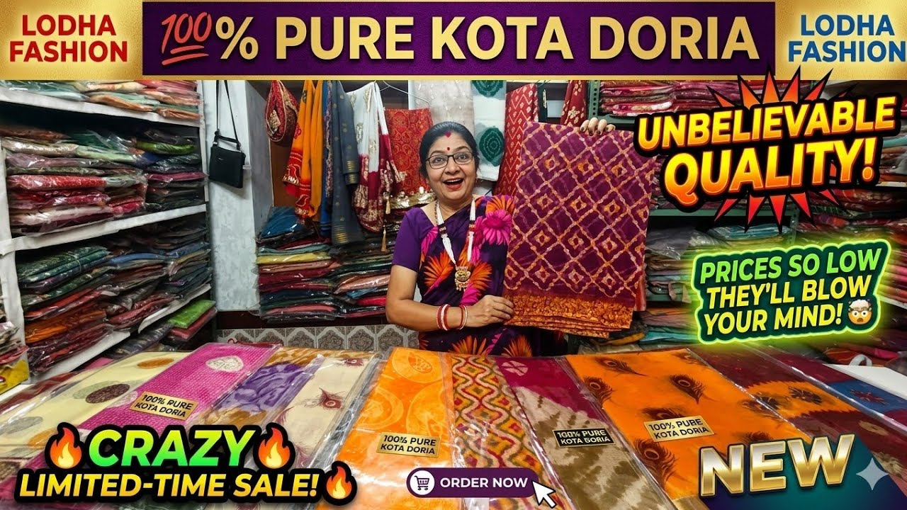 Kota Doria Sarees केवल 650 रुपये में | Kota saree | Kota doria | Pure Kota Doria Saree Collection