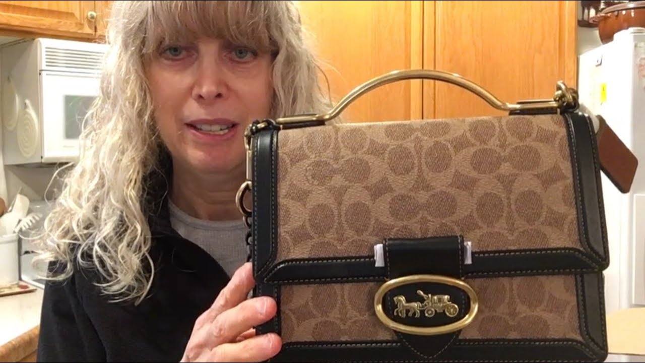 Coach Riley 22 In Signature Canvas: Распаковка и что внутри: Мой подарок на годовщину