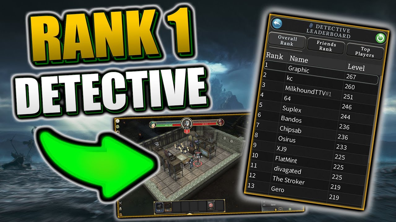 RANK 1 DETECTIVE - Brighter Shores Detective Guide - Only AFK Profession!?