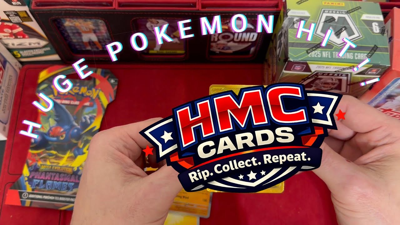 Huge Pokemon Hit!!  Topps Update Case Hit!!