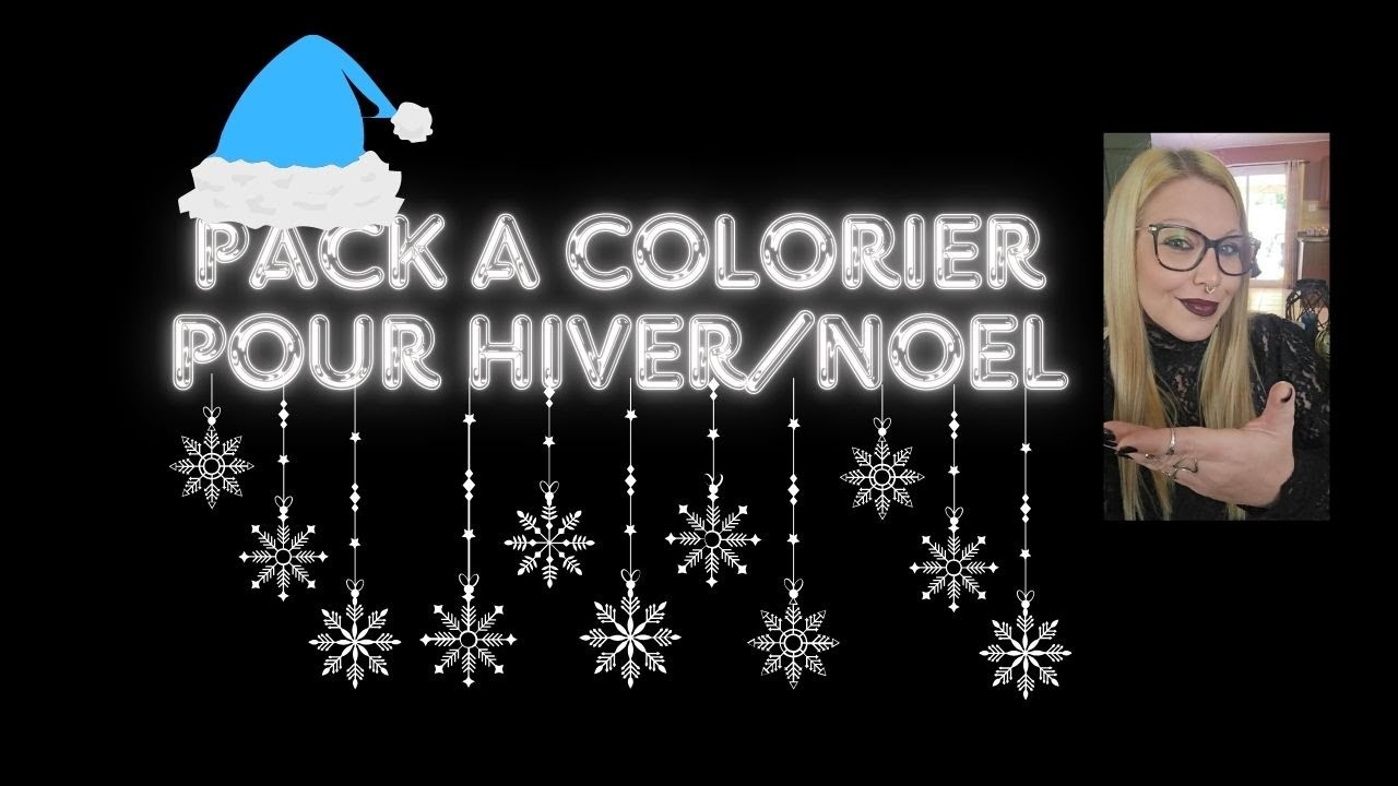 Pack  a colorier pour l'hiver!!!+ colo terminé❄️❄️❄️