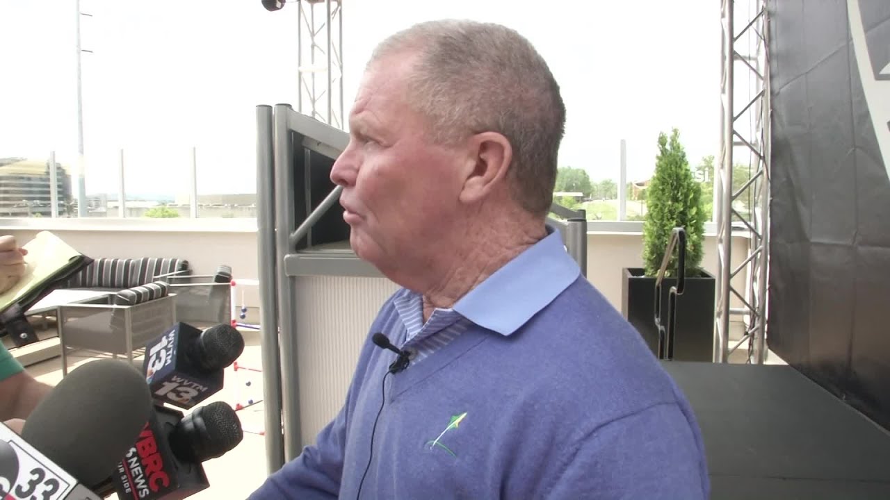 Tom Kite at Birmingham's Top Golf