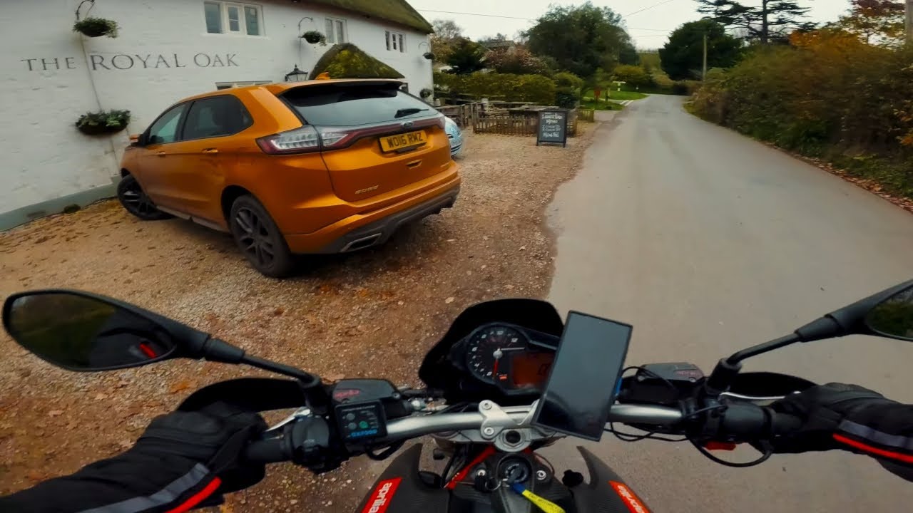I was on James May Pub, ride with Aprilia Dorsoduro 750 #4k60fps #asmr