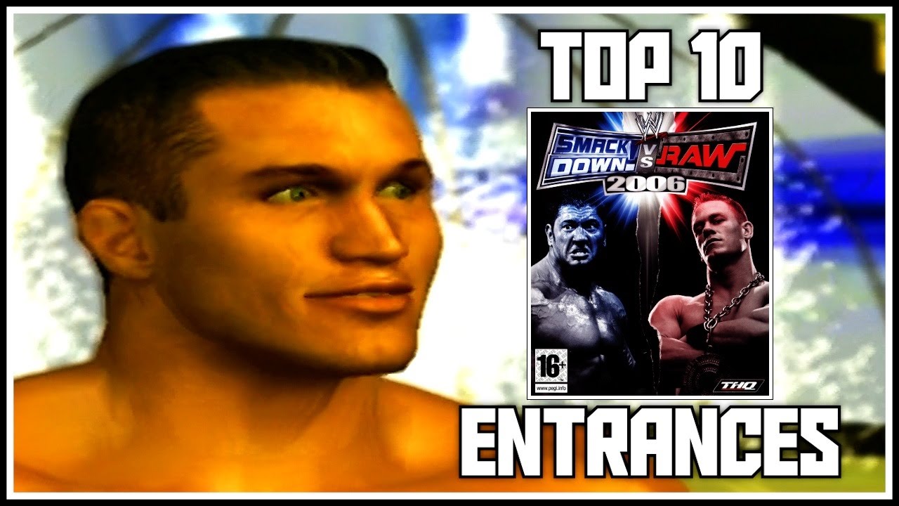 Top 10 "WWE Smackdown vs RAW 2006" Entrances! (History Of WWEGames Countdowns)
