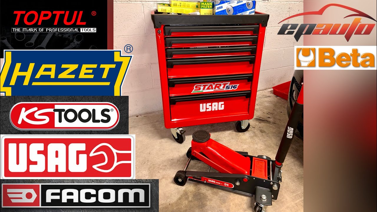 Carrello USAG ST6V - I miei utensili - tagliando completo VW Up! (I sogni diventano realtà)