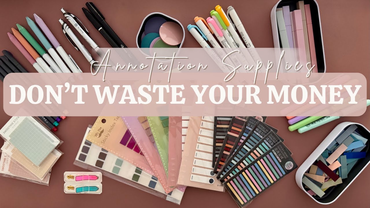 Book Annotation Supplies: Dos and Don'ts