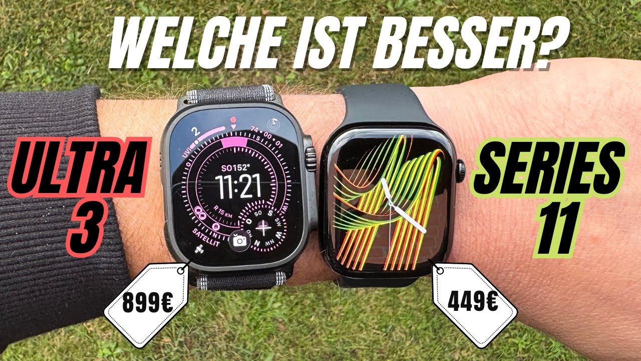 Apple Watch Ultra 3 vs. Series 11 - Welche solltest du kaufen?