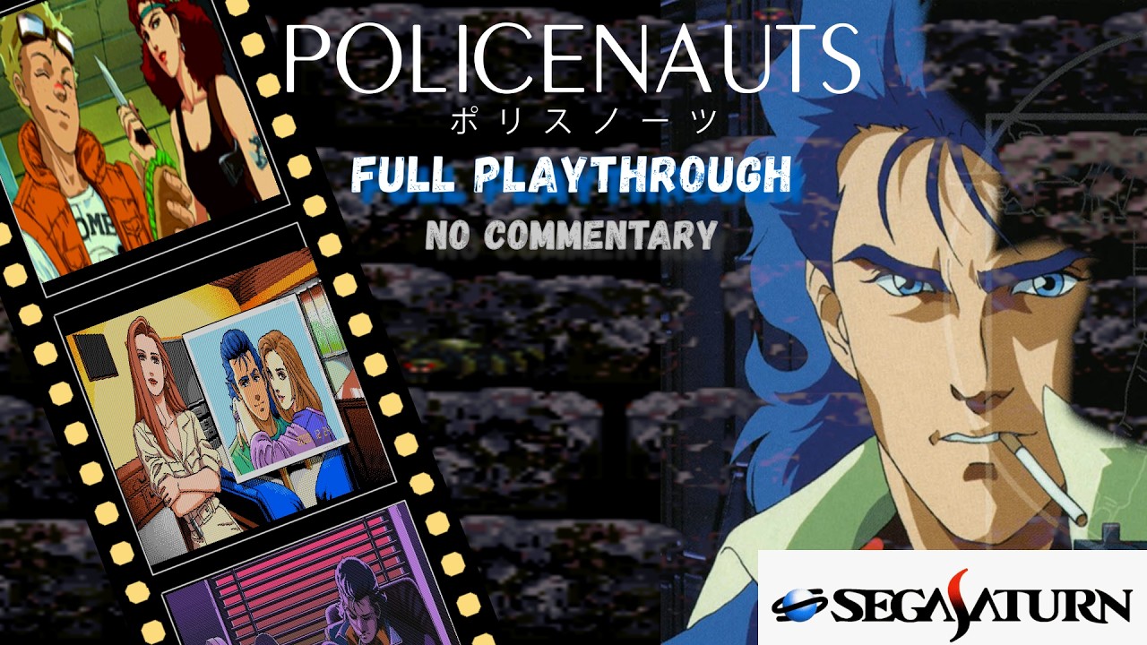 Policenauts (Sega Saturn) | Full Playthrough [English Translation]