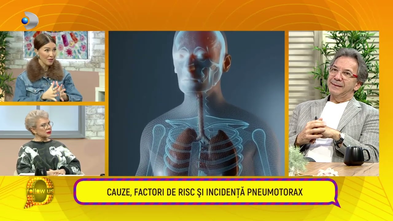 Follow us! - Dr. Codin Saon, despre bolile pulmonare care duc la chirurgie toracica.