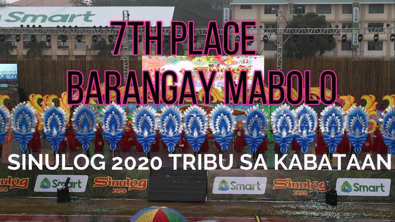 7TH PLACE BARANGAY MABOLO SINULOG 2020 TRIBU SA KABATAAN