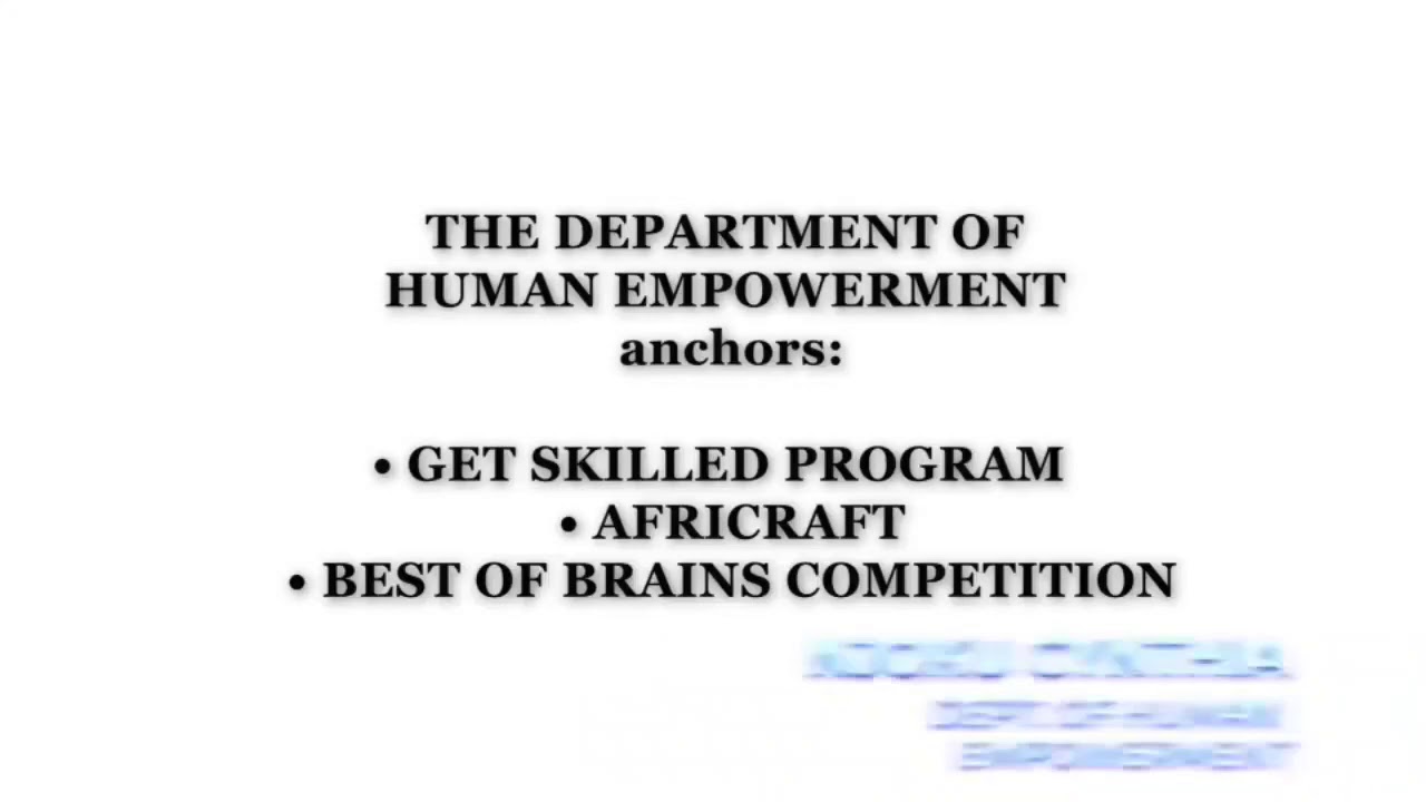 DEPARTMENT OF HUMAN EMPOWERMENT (DOHE)
