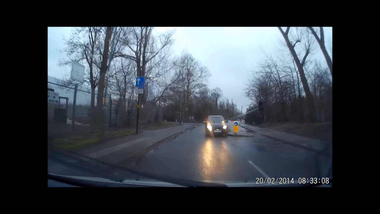 Bailey Bridge, Cole Hall Lane - Dangerous Traffic Calming Measure - car pulls out late