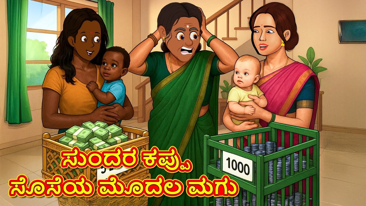 ಸುಂದರ ಕಪ್ಪು ಸೊಸೆಯ ಮೊದಲ ಮಗು | Kannada Stories | Kannada Stories | Kannada Kathe | Magic Land