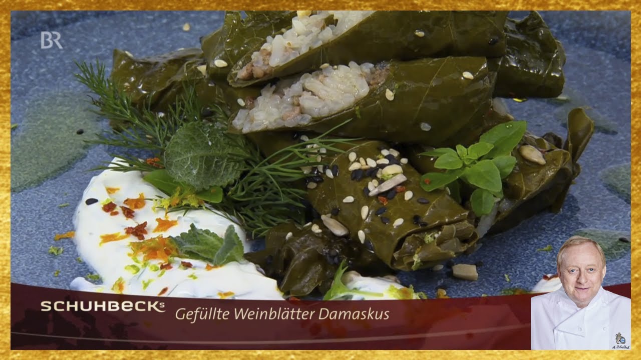Alfons Schuhbeck - Gefüllte Weinblätter Damaskus
