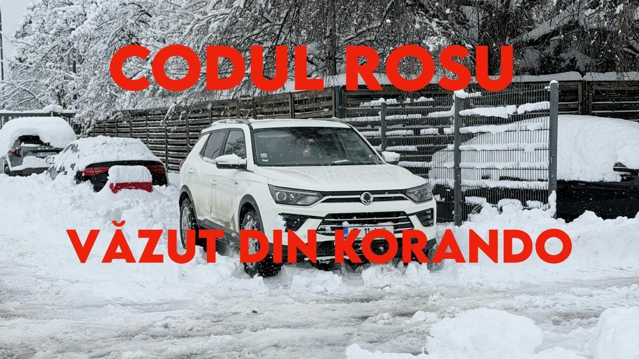 Cum se comporta Korando in zapada mare? A mai incercat cineva? #snowfall #korando #kgm #urbanoffroad
