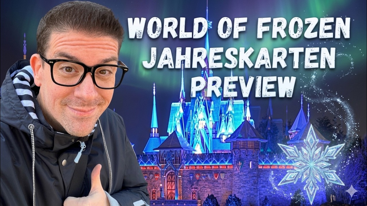 Wahnsinn, wie voll es ist! - Disneyland Paris ❄️ Erste Jahreskarten-Preview der World of Frozen ✨