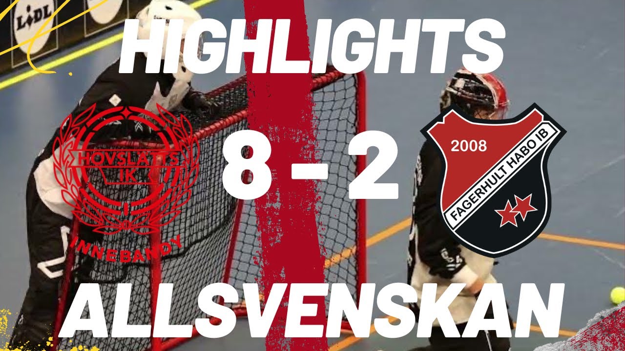 Highlights Hovslätts IK - Fagerhult Habo IBK (Innebandy/Floorball)