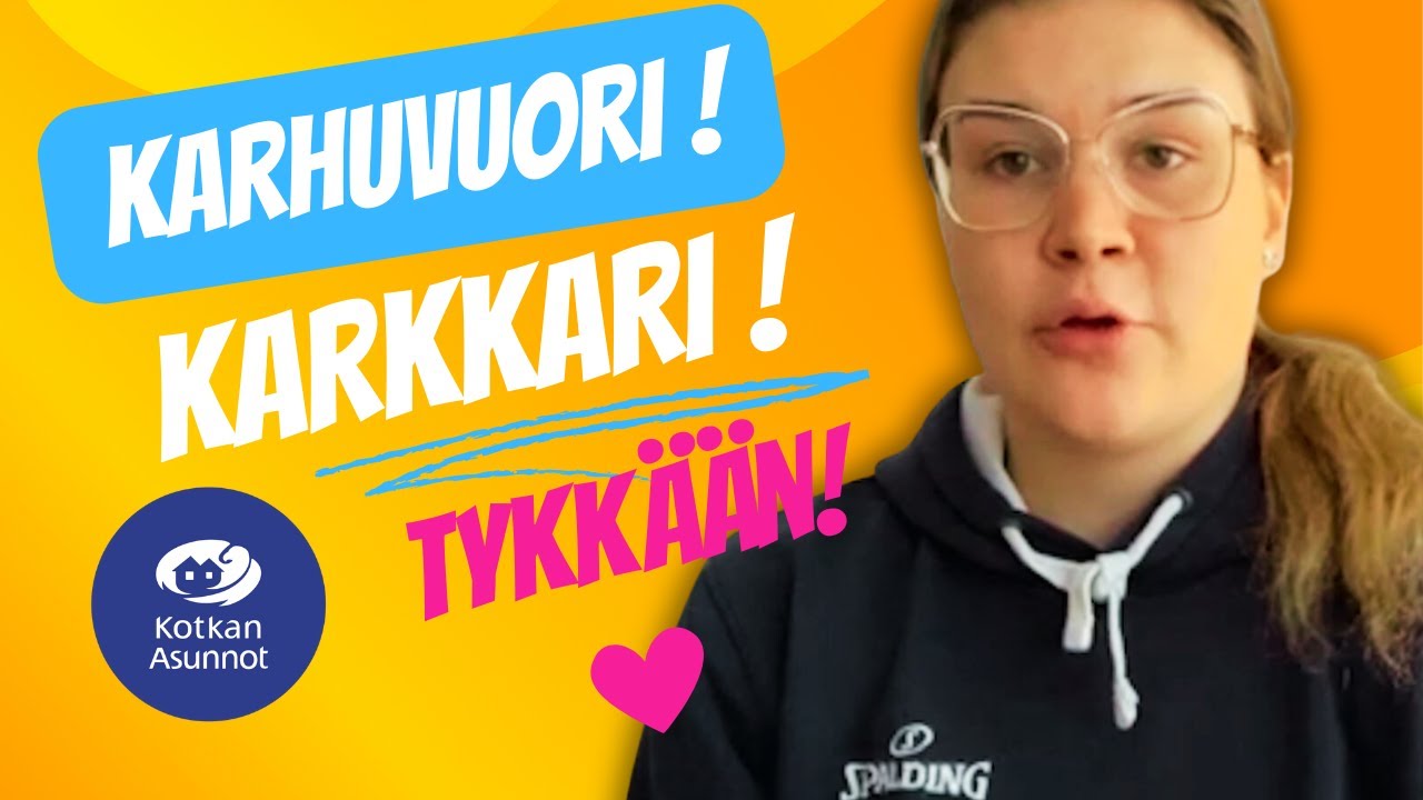 KARHUVUORI, KARKKARI - MIÄ TYKKÄÄN!