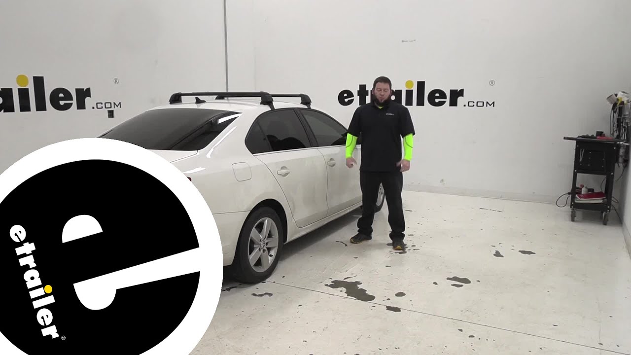 etrailer | DIY 2013 Volkswagen Jetta Installation for the Rhino-Rack ROC25 Roof Rack for Naked Roofs