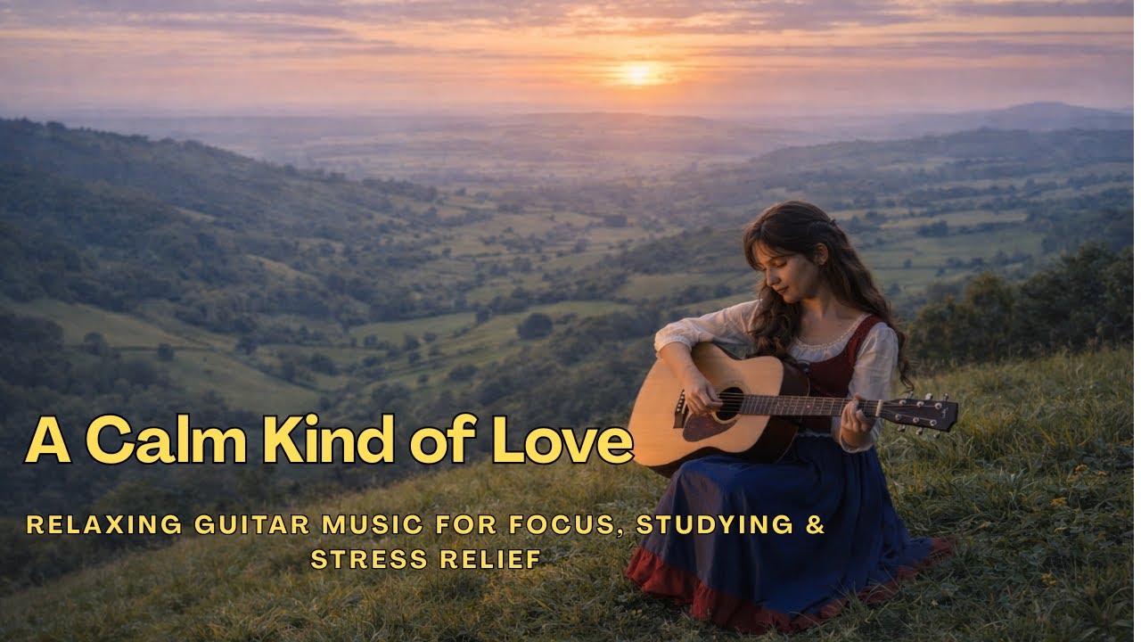🎵 A Calm Kind of Love – Relaxing Guitar Music for Focus, Studying & Stress Relief