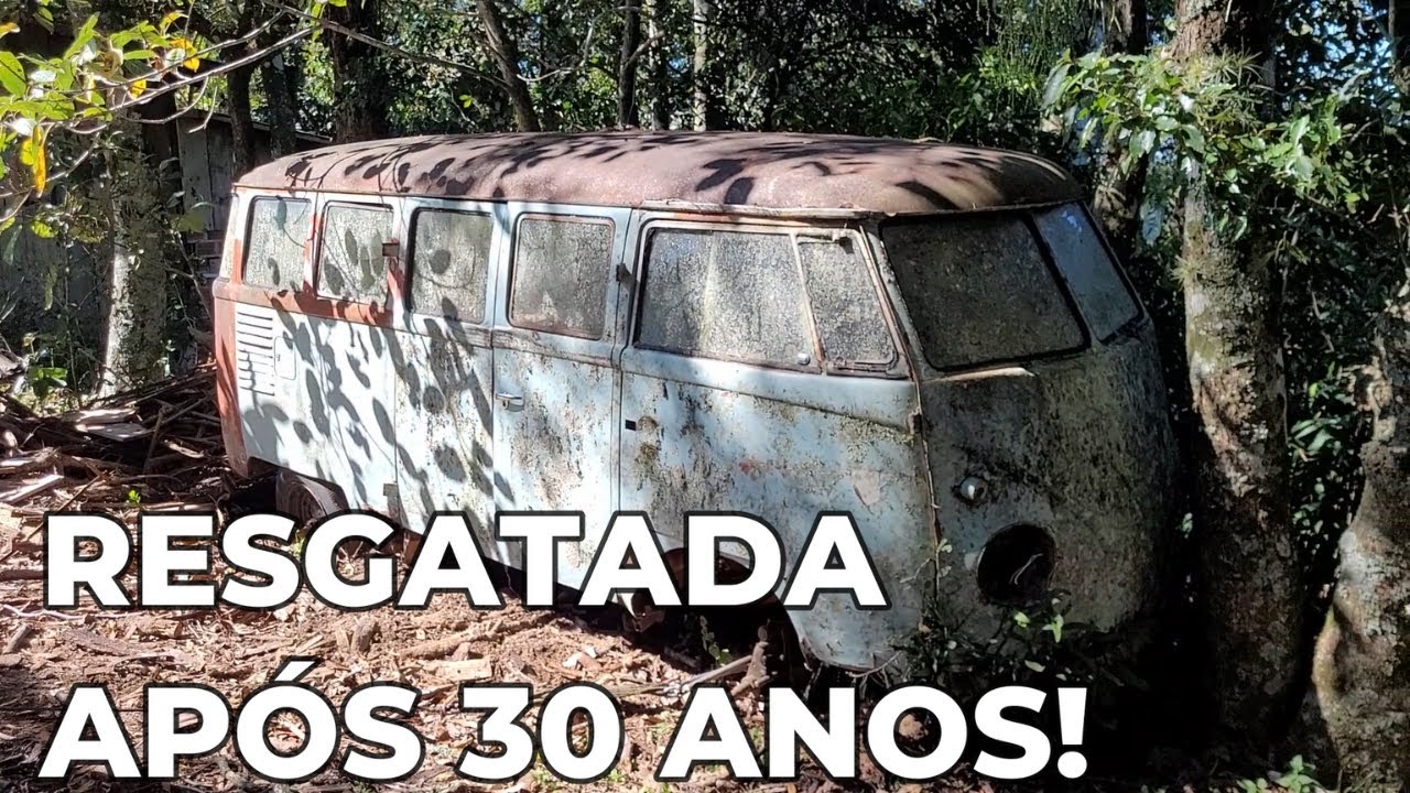 Resgatando uma Kombi Corujinha 1962 abandonada há 30 anos!