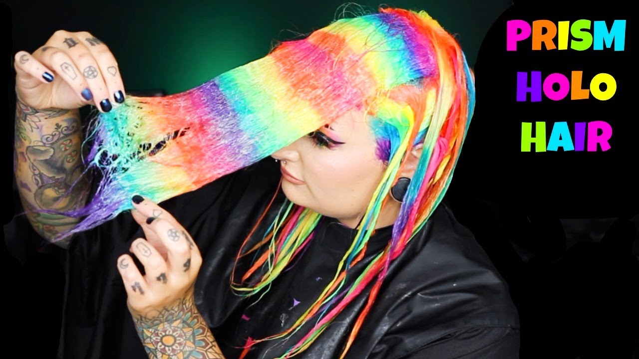 🌈 PRISM HOLO RAINBOW HAIR!🌈