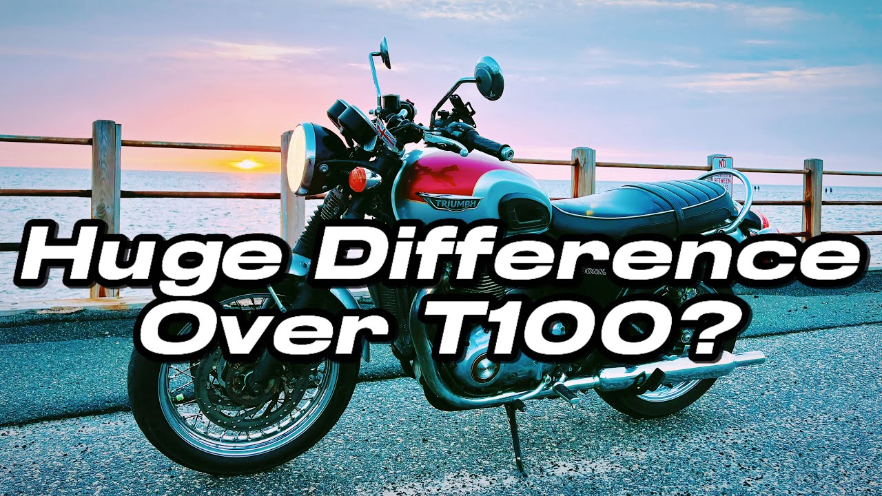Triumph T100 vs T120 First Ride Impressions (Bonus - Vintage Motorcycle Startup and Run)