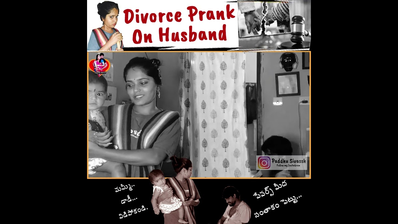 Paddhu divorce prank | part 1 