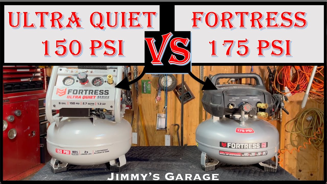 Разборки 6-галлонных Fortress! Ультра-тихий 150 против Fortress 175PSI