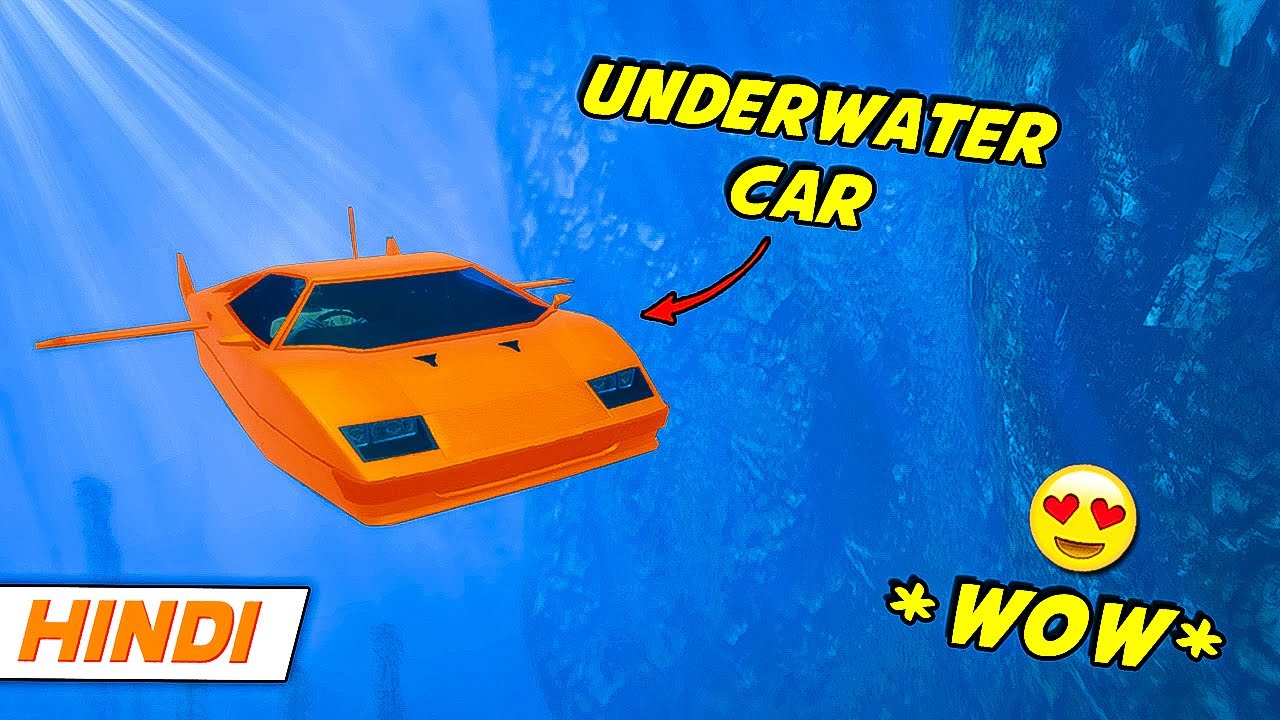 GTA 5: *SUPER AMAZING* Underwater Car 😍 | Parkour Race | GTA 5 Online Hindi Funny Moments | Saxisam