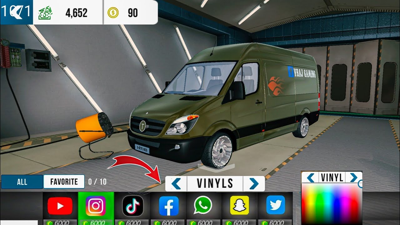 Mercedes van design | car parking multiplayer