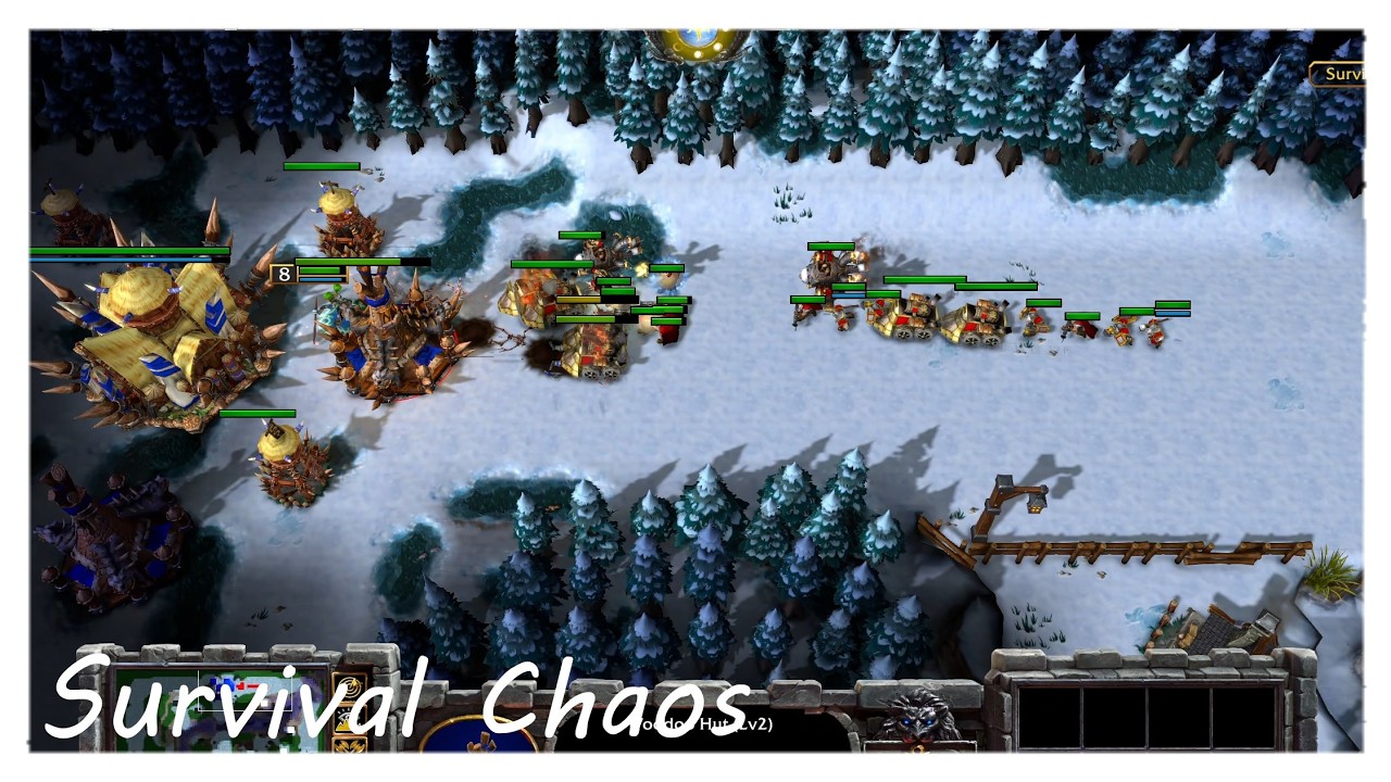 Auf Lategame spielen - Survival Chaos