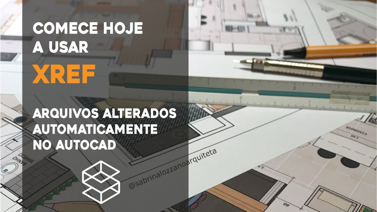 Autocad 2018 | Como usar comando XREF Autocad (altera arquivos automaticamente)