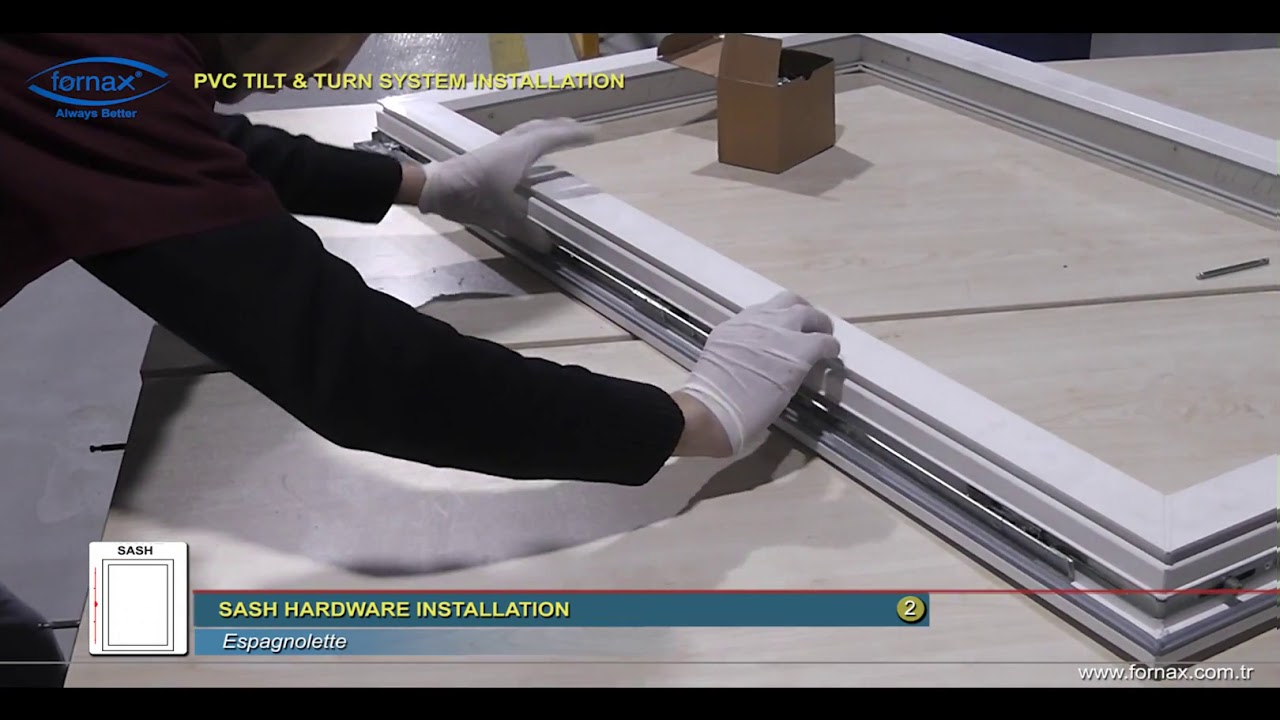 FORNAX   PVC Tilt & Turn System installation