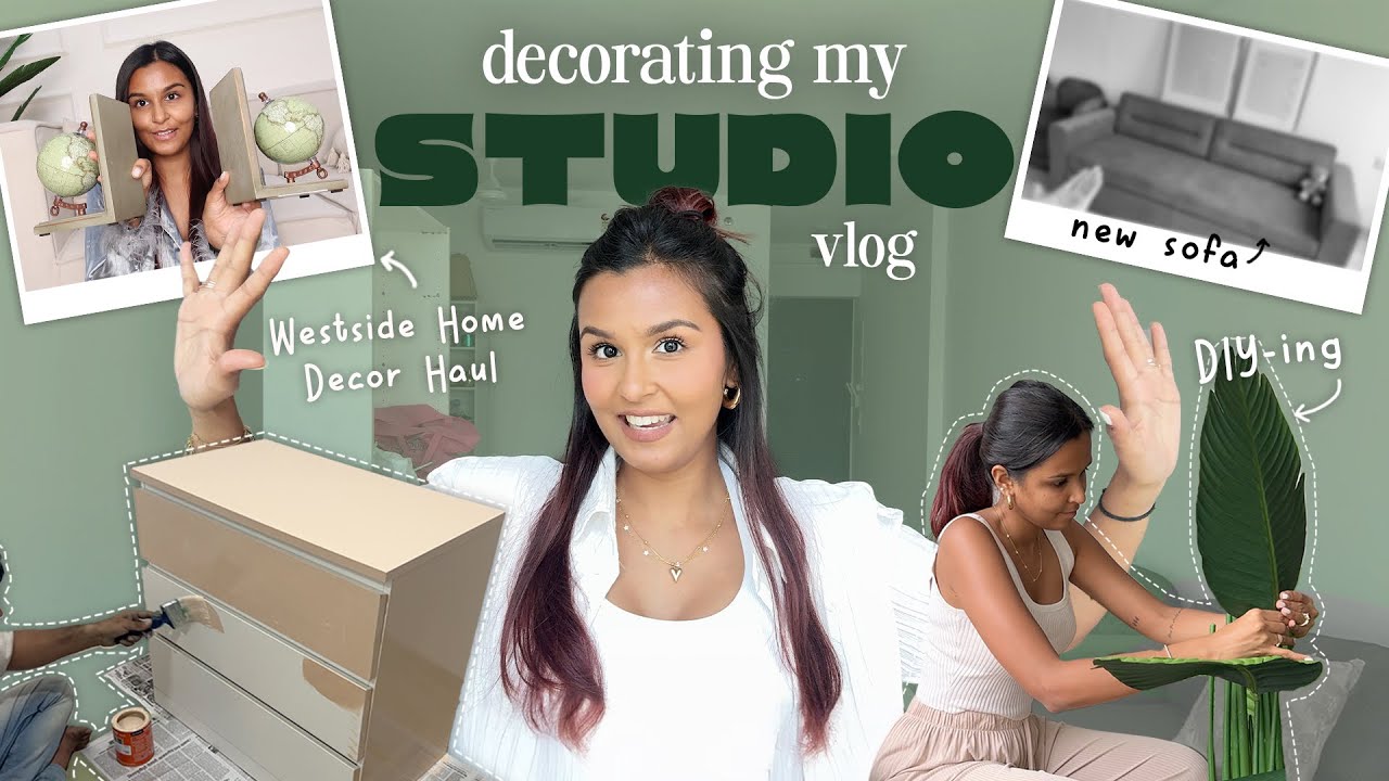 Getting the STUDIO ready✨🥹 / Transformation, Decor Haul, DIYs!