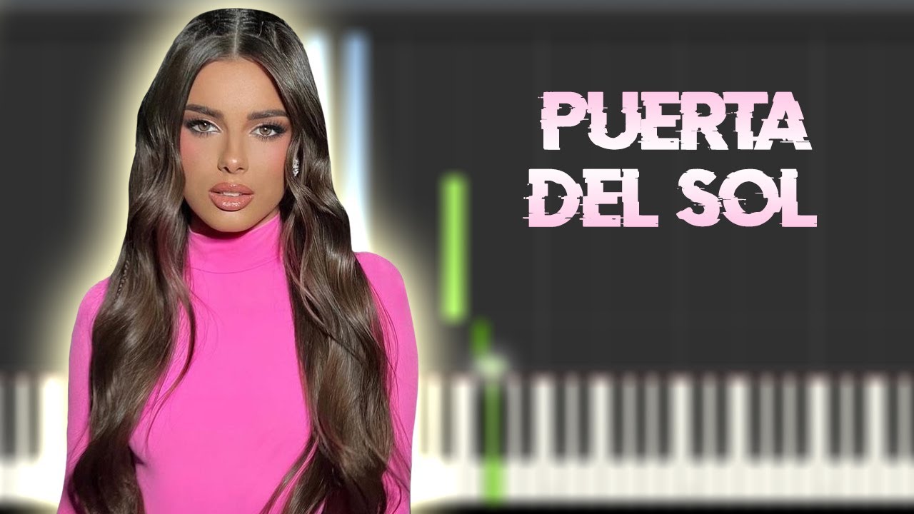 Mar Lucas, Juan Magán, Cali Y El Dandee - Puerta del Sol | Piano Tutorial / Partitura /Karaoke /MIDI