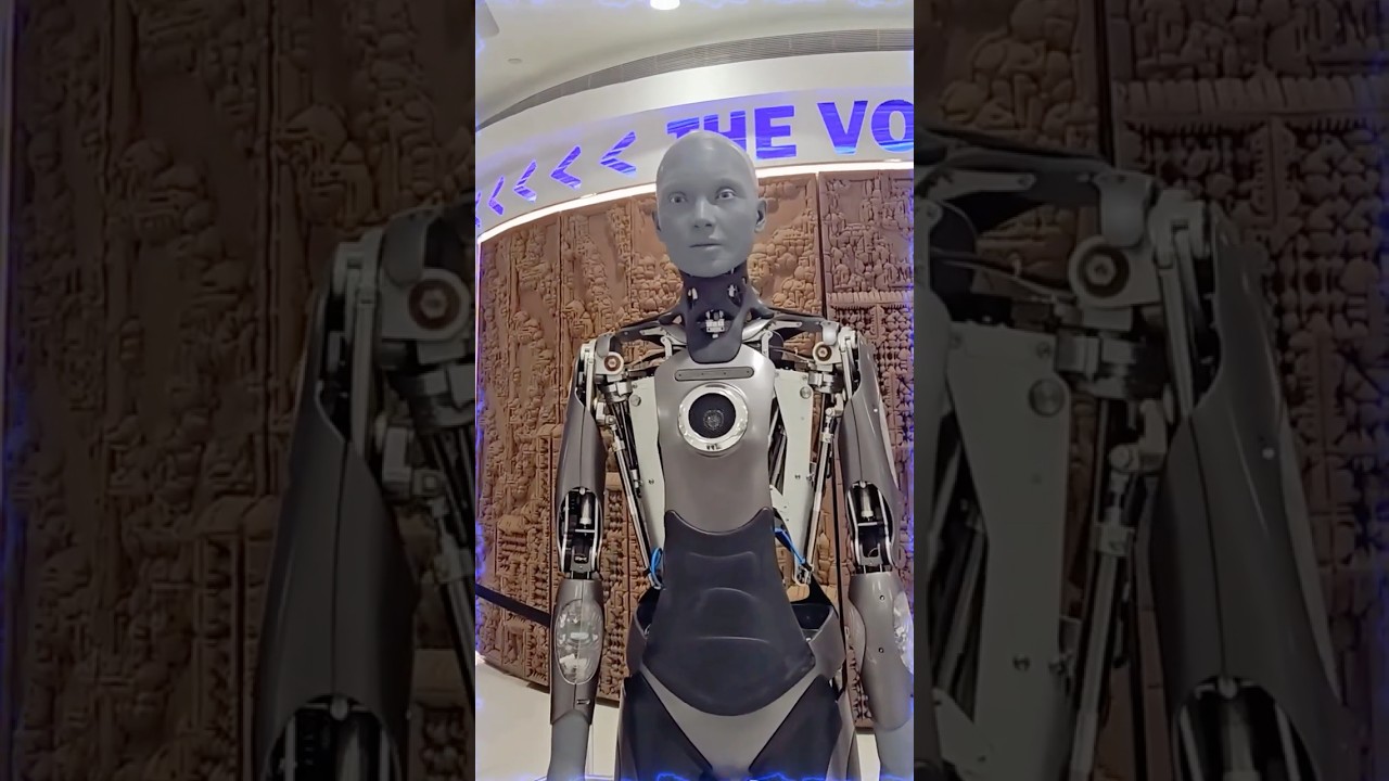 Ameca Speaks: AI Robot Shines at Museum of the Future! 🤖