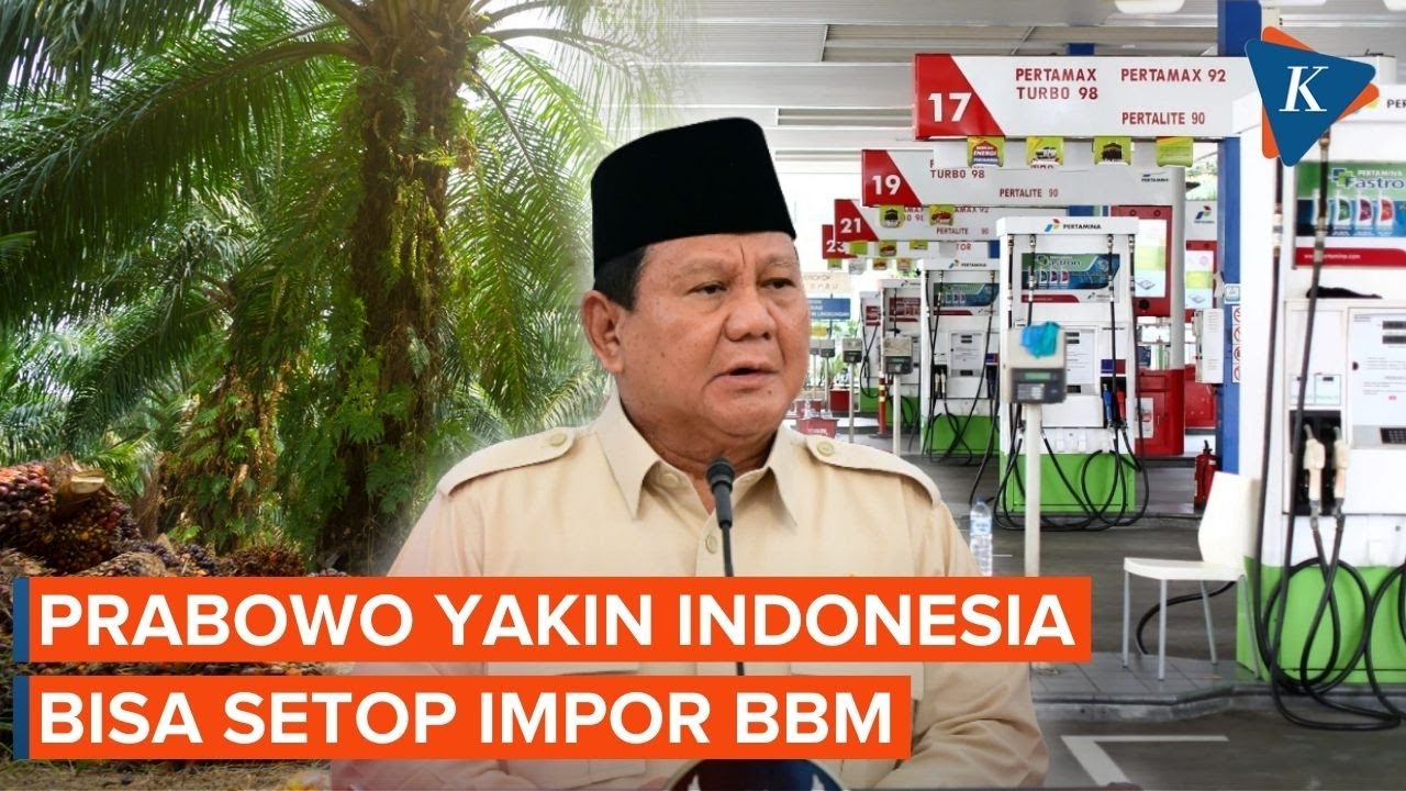 Prabowo Optimistis RI Tak Perlu Impor BBM, Bisa Manfaatkan Sawit dan Tebu