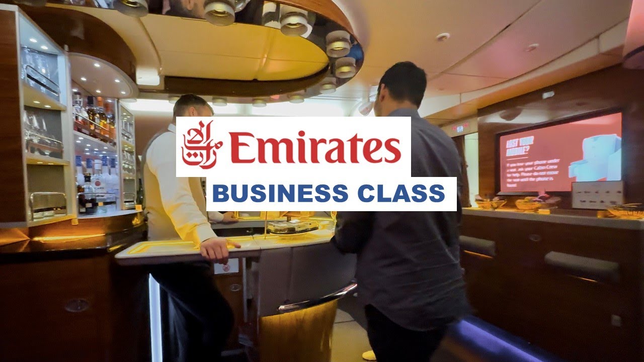 Is EMIRATES Business Class Worth It for a Short Flight? (A380 Experience) Hong Kong to Bangkok EK385