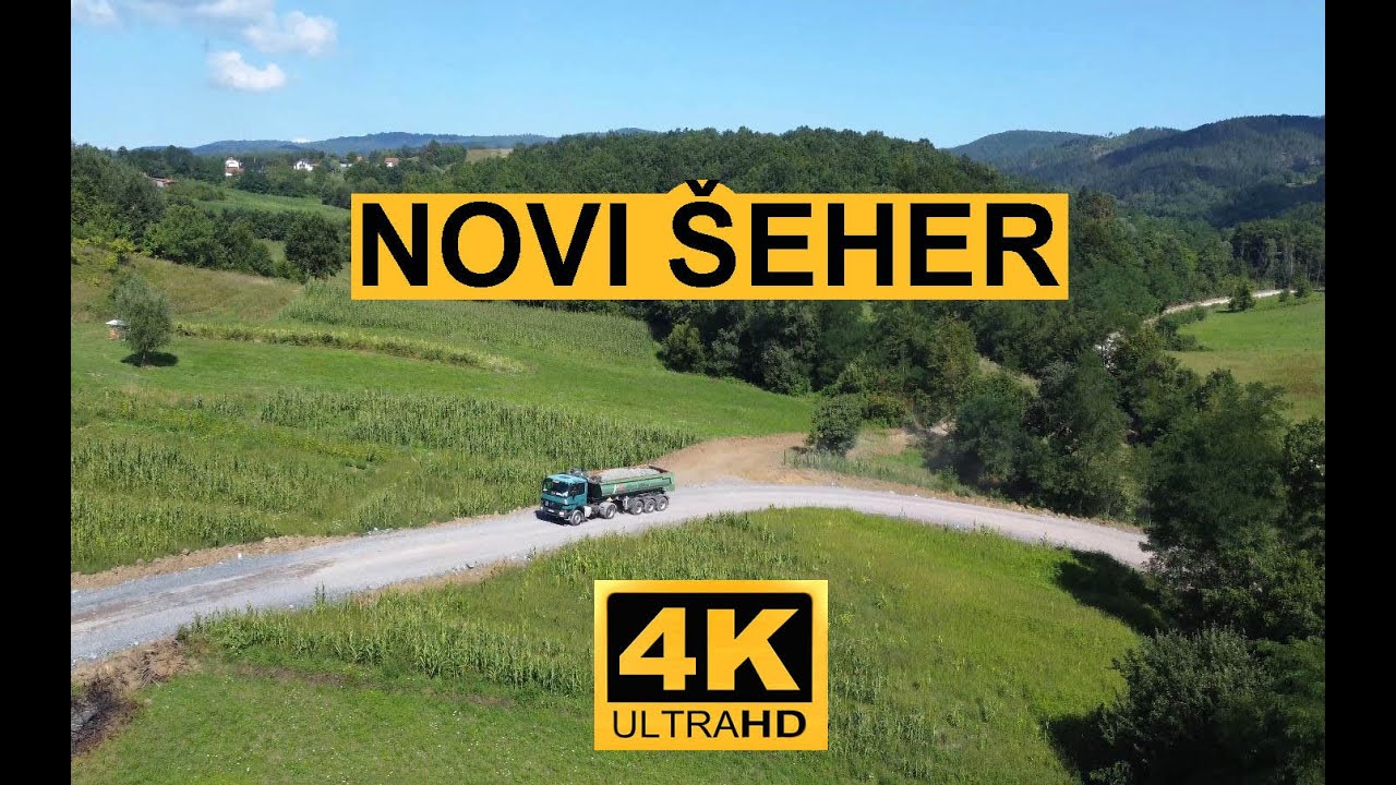🇧🇦 Koridor 5C prolazi kroz Maglaj (Novi Šeher). Dionica Poprikuše-Ozimice. 4K Dron