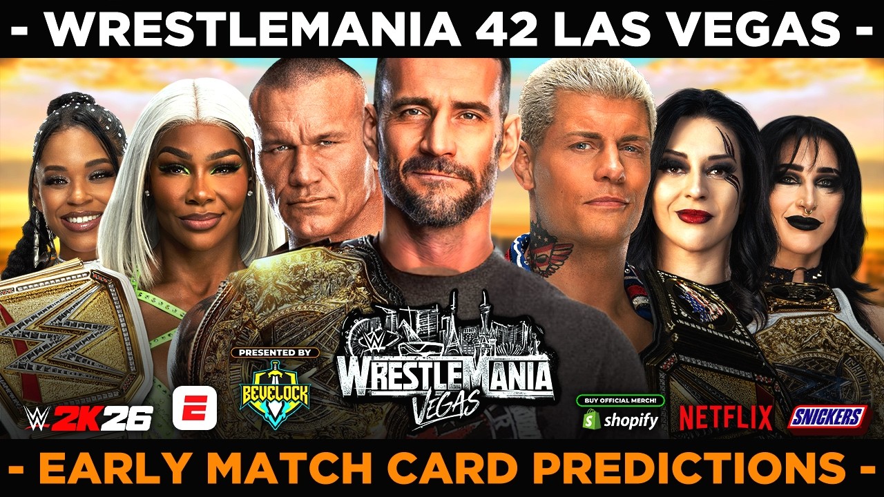 WWE WrestleMania 42 - Early Card [v2]