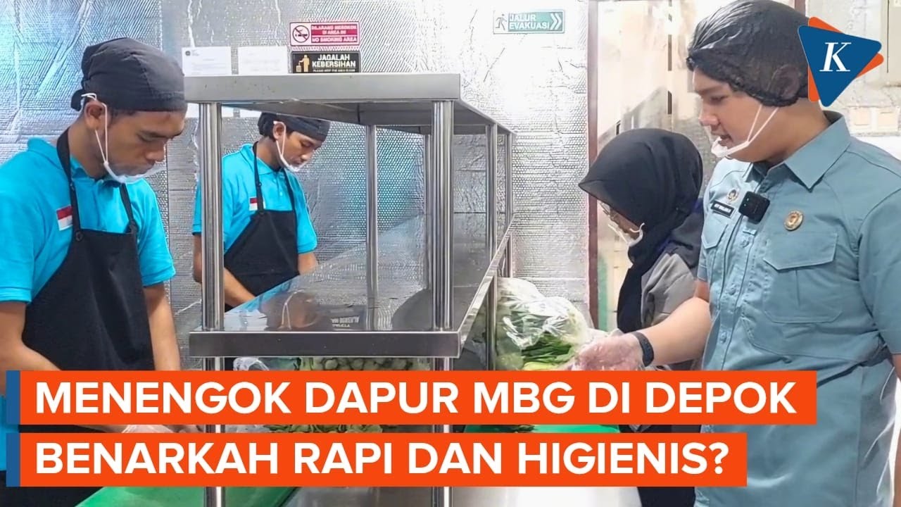 Melihat Dapur MBG Favorit Pelajar di Depok, Pengawasan Super Ketat