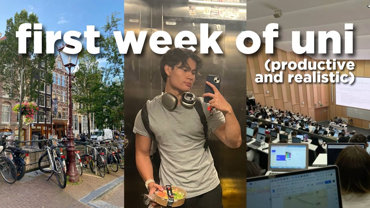 AMSTERDAM DIARIES 🇳🇱 || first week of uni, daily workouts, growing my business, new friends