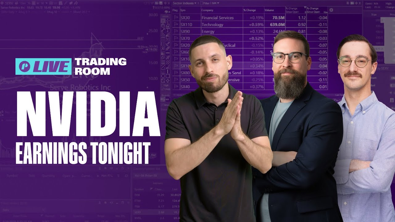 Live Trading: NVIDIA Earnings Today! 💻 Tech, AI & Semiconductor Reality Check? | NVDA CRCL CRM SNOW