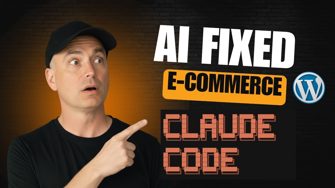 I Told AI to Fix My E-Commerce Store... Watch What Happened