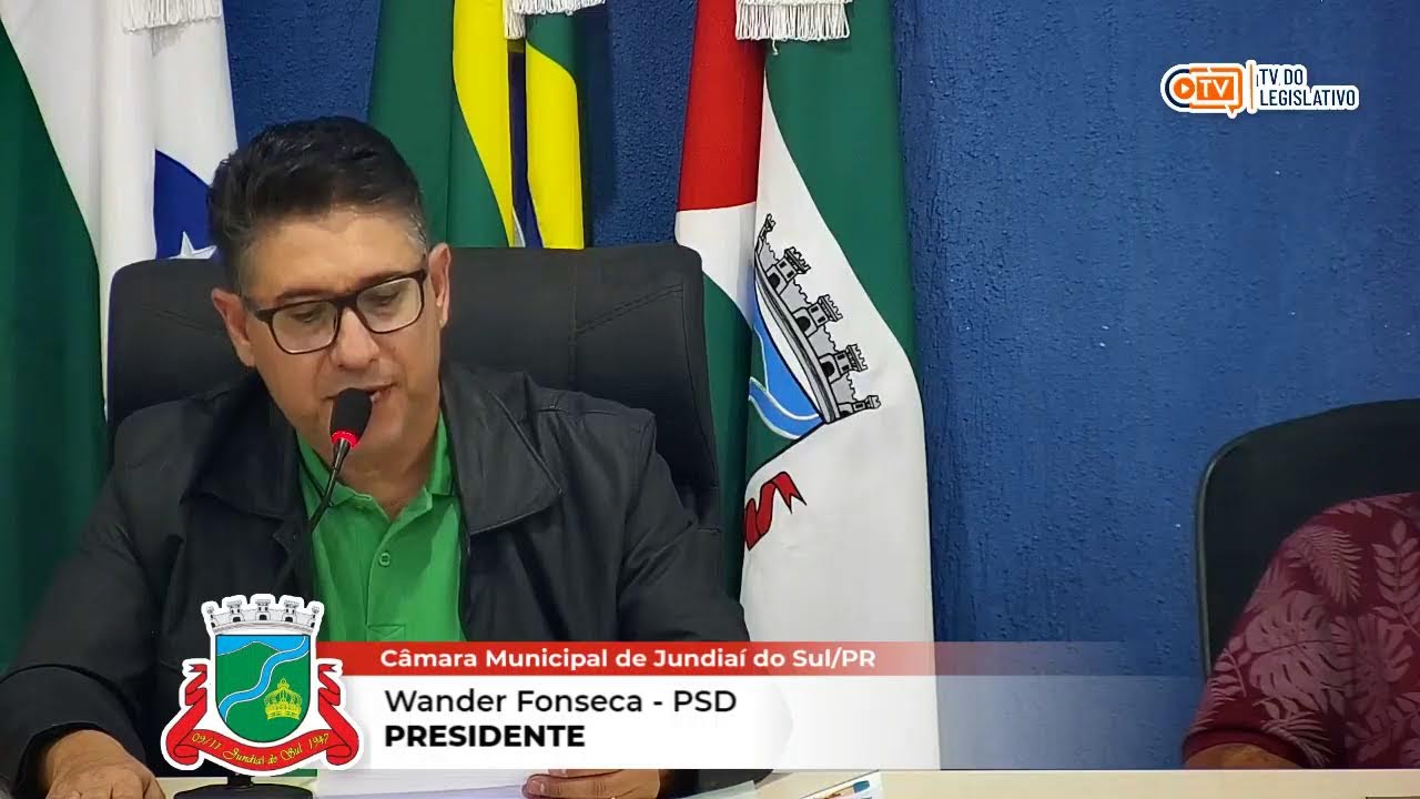 33ª. Sessão Ordinária da Câmara Municipal de Jundiaí do Sul/Pr